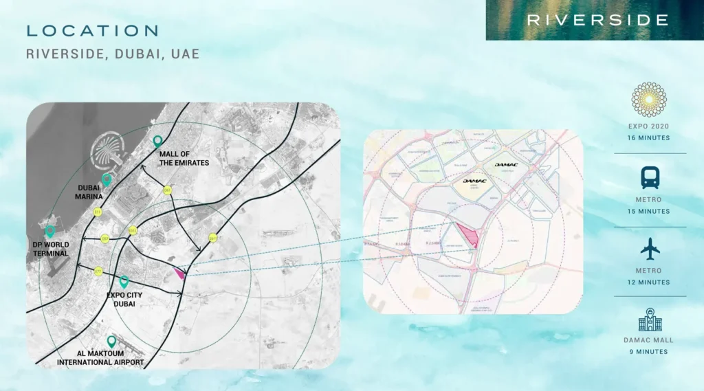 Damac Riverside in Dubai Master Plan | DOPF