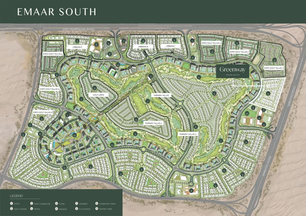 Greenway Phase 2 at Emaar South Master Plan | DOPF