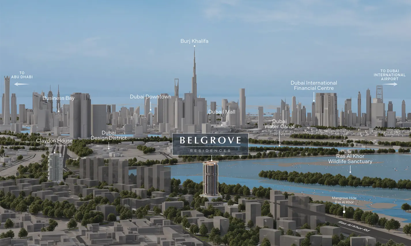 Ellington Belgrove Residences Location Map