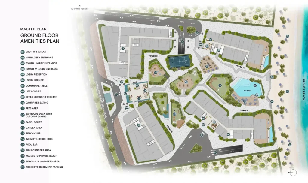 Costa Mare at Al Marjan Master Plan | DOPF