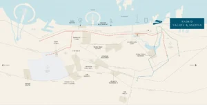 SERA 2 at Rashid Yachts and Marina Location Map