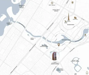 Burj Capital at Business Bay Location Map