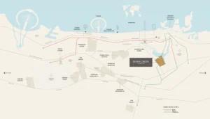 Creek Haven at Dubai Creek Harbour Location Map