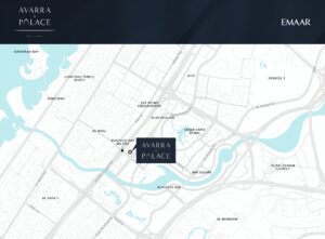 Avarra by Palace Location Map