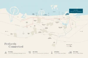 Fior at Rashid Yachts and Marina Location Map