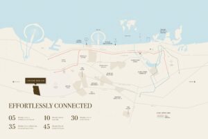 Golf Vale at Emaar South Location Map